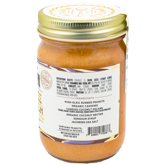 Toffee Crunch Peanut & Cashew Butter