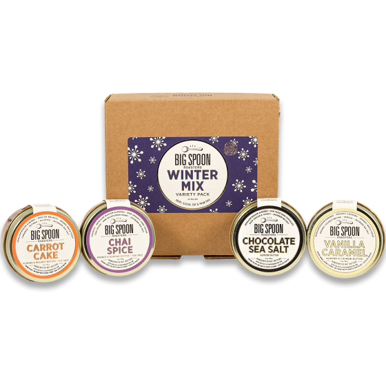 Mini 3oz Winter Mix Variety Pack - Carrot Cake, Chai Spice, Chocolate Sea Salt, Vanilla Caramel