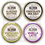 Mini 3oz Almond Butter Variety Pack - Almond Butter, Chocolate Sea Salt, Pistachio Crunch, Vanilla Latte