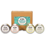 Mini 3oz Tropical Vegan Variety Pack - Cashew Butter, Fiji Ginger, Lemon Cookie, Toasted Coconut