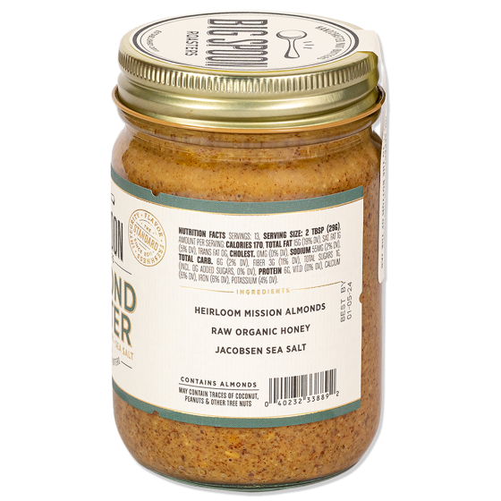 Almond Butter with Wildflower Honey